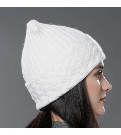 Skullies & Beanies Womens Autumn Knit Wool Hat Winter Unisex Beanie Cap Multicolor - White - C812MZK6E84
