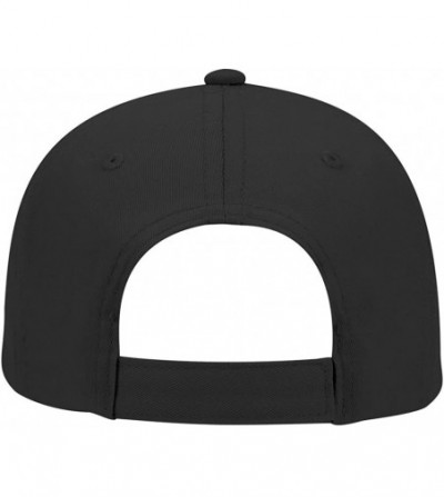 Baseball Caps Blank Plain Hat/Cap-Baseball-Golf Fishing - Black - C9112F582MX
