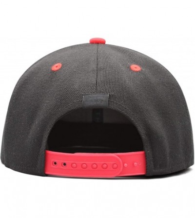 Baseball Caps Pink Ribbon Design Breast Cancer Flat Bill Adjustable Hat Snap Snapback Cap Men & Women Hip-Hop - CR18KH2QL4C