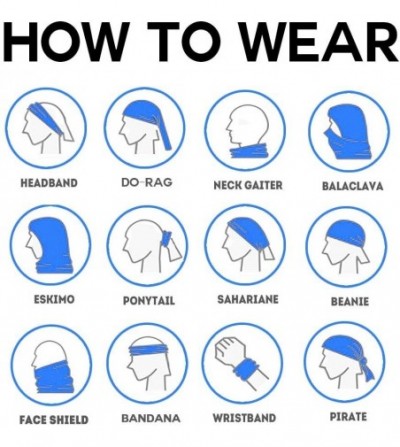 Balaclavas Face Scarf Casual Balaclava Headwear Stretchable Bandanna Headbands Wind/Sun/UV Protection - Hr040971 - CB189QGCCC0