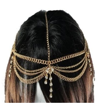Headbands Rhinestone Head Chain Headband (S IHC1000-GLD) - CS11GFD00DP