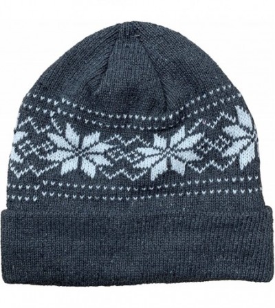 Skullies & Beanies Winter Beanies- Wholesale Bulk Cold Weather Thermal Warm Stretch Skull Cap- Mens Womens Unisex Hat - CV11N...