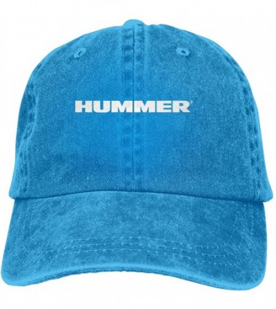 Baseball Caps Designed Printed Casual Cap Hummer Logo New Baseball Cap - Blue - CA18W3T6KXK