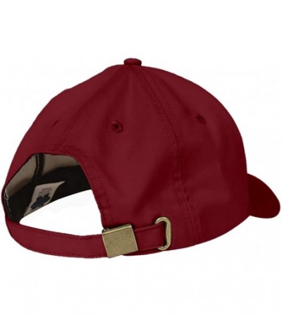 Baseball Caps Hat El Paso Strong Adjustable Unisex Baseball Cap - Maroon - C618XESN7O9