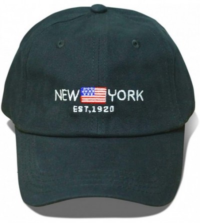 Baseball Caps Base Ball Cap for Women and Men Kids - New York Est 1920 Black - CP18XD058O3