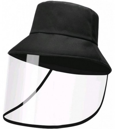 Balaclavas Women Men Summer Visor Sun Hat Windproof Dustproof Full Protective Sun Hat - A-black - C7187GQTHLT