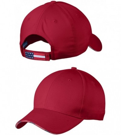 Baseball Caps Custom Embroidered Baseball Golf Trucker Snapback Camo Hat - Monogrammed Cap - Deep Red - CE18DXIGXZA