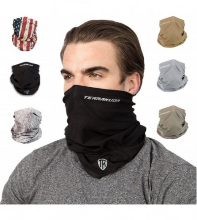 Balaclavas Face Clothing Neck Gaiter Mask - Non Slip Light Breathable for Sun Wind Dust Bandana Balaclava - Stealth Black - C...