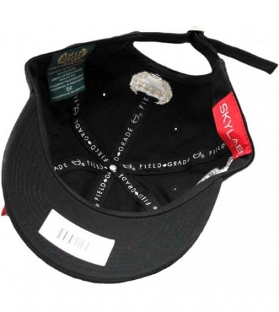 Baseball Caps Skylab NASA Hat with Special Edition Patch - Black Gold Distressed - CV183RM628A