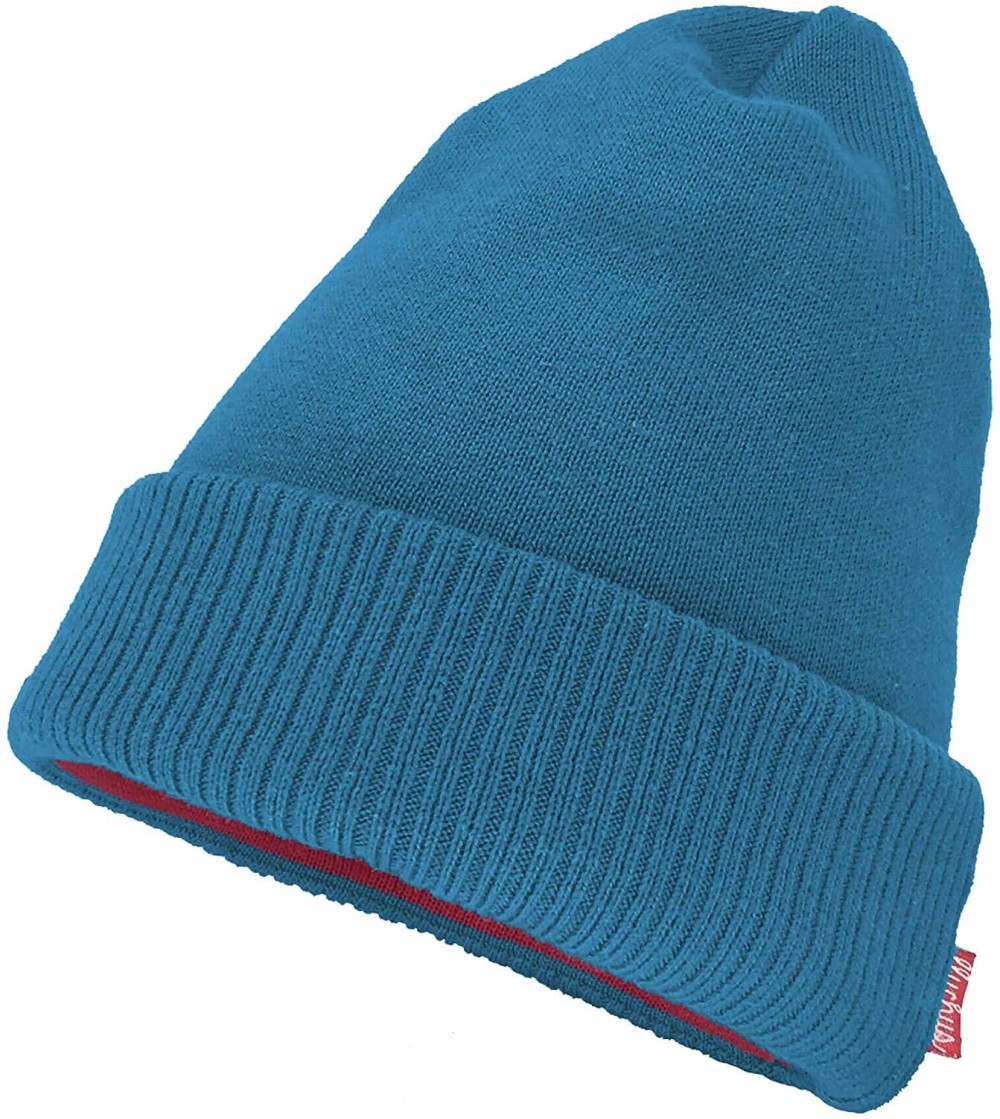 Skullies & Beanies Adult Unisex Cool Cotton Beanie Slouch Skull Cap Long Baggy Winter Hat Warm - Solid - Light Blue - CX18KZM...