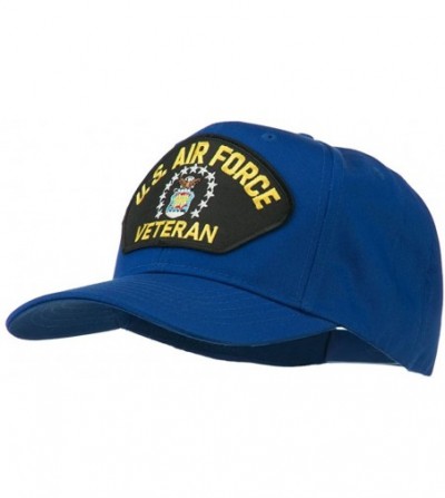 Baseball Caps US Air Force Veteran Military Patch Cap - Royal - CP11QLMLL33