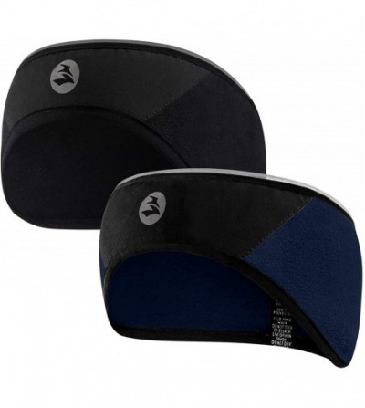 Balaclavas Lightweight Windproof Fleece Headband 360 Reflective Running Ear Warmer Thermal Muffs 2 Pack for Men Women - C9193...