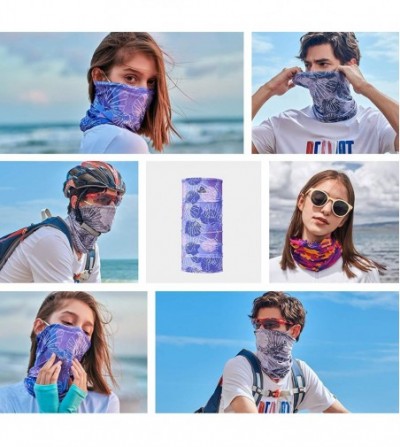 Balaclavas Funny Face Masks for Men and Women Outdoor Headscarf Riding Scarf Wrap Neck Warmer UV Cut Bandana - C9199E6ILI7