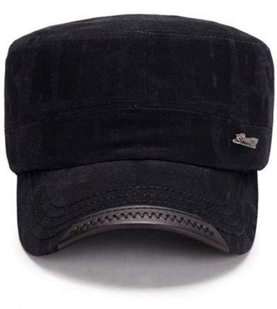 Baseball Caps Vitage Baseball Cap Hats Outdoor Golf Sun Cap for Men Man Dat Hat - Black - CK18CT8A0YZ