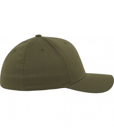 Baseball Caps Men's Wooly Combed - Olive - C611OMMQXNH