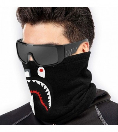 Balaclavas Bape Shark Half Blue Camo Neck Gaiter Warmer Windproof Mask Dust Face Clothing Free UV Face Mask - C41970ED3HI