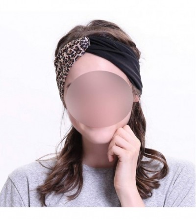 Headbands Leopard Headbands Hairbands Headband Bandanas - Black White - CU18X29L2N4