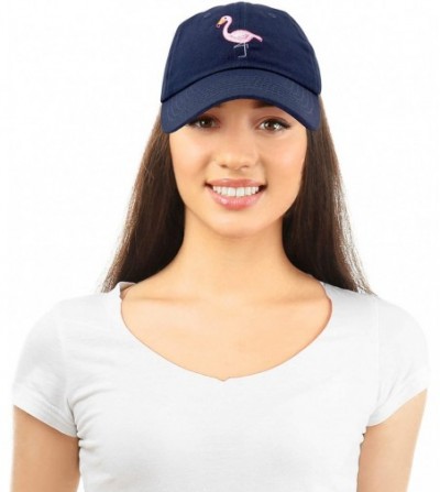 Baseball Caps Flamingo Hat Women's Baseball Cap - Navy Blue - CB18M5RIAT0