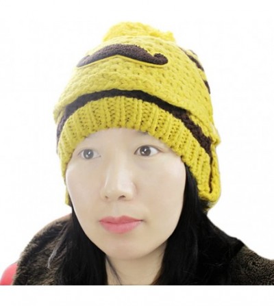 eYourlife2012 Womens Mustache Knitted Striped