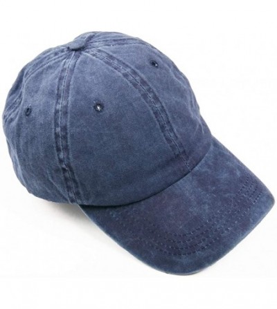 Baseball Caps Women Washed Cotton High Ponytail Baseball Cap - C03-blue - CL18RT36O4L