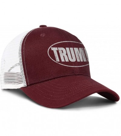 Baseball Caps Trump-2020-white-and-red- Baseball Caps for Men Cool Hat Dad Hats - Trump 2020 White-18 - CI18U0LISR3