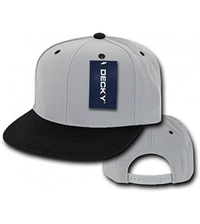 Baseball Caps Men's Flat - Grey/Black - C31199Q9095