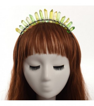 Headbands Raw Crystal Quartz Tiara Mermaid Crown Headband (Full Crown-05) - Full Crown-04 - CE18GYU9SYM