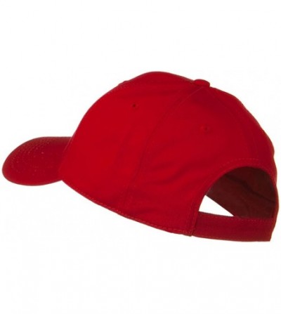 Baseball Caps Superior Cotton Twill Low Profile Strap Cap - Red - CF11918DN53