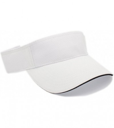 Visors Moisture Management Out Door Sports Sun Visors- Quick Dry Hat - White - CH1822XKKXI