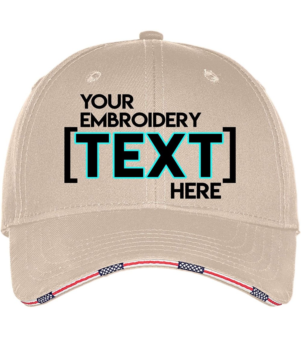 Baseball Caps Custom Embroidered Baseball Golf Trucker Snapback Camo Hat - Monogrammed Cap - Oyster - CY18DXI0SYN