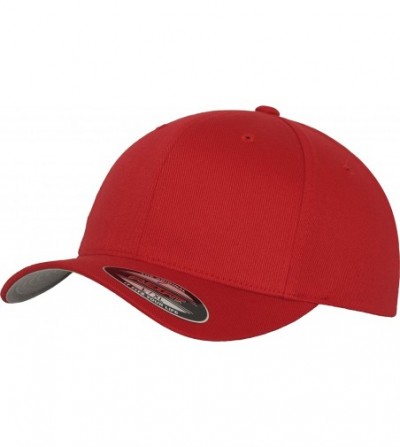 Baseball Caps Men's Wooly Combed - Red - CI11J07T9UX