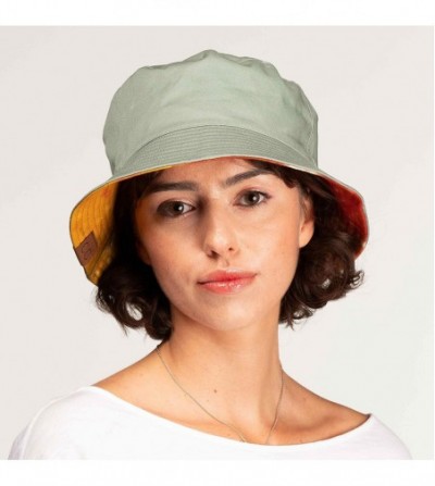 Bucket Hats Exclusives Galaxy Bucket Hat Cotton Reversible Tie Dyed Boonie Cap(ST-2176) - Mustard - CD18RG3H9ZE