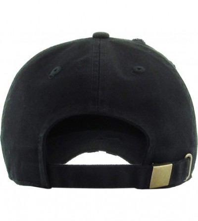 Baseball Caps Vintage NASA Insignia Dad Hat Collection Baseball Cap Polo Style Adjustable Worm - (1.3) Black Alien Vintage - ...