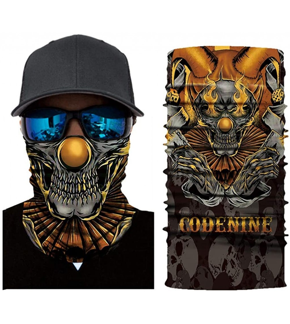 Balaclavas Skull Face Mask- Rave Bandana- Neck Gaiter- Scarf- Summer Balaclava for Dust Wind UV Protection - Nmd - CO1986R5A7G