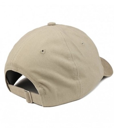 Baseball Caps Shih Tzu Embroidered Unstructured Cotton Dad Hat - Khaki - CS18RZR7A66