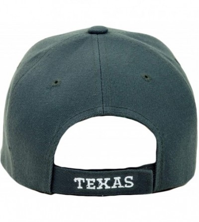 Baseball Caps Don't Mess with Texas Embroidery Hat Lone State Adjustable Baseball Cap - Gray - CJ193SK7YOI