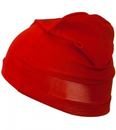 Baseball Caps Real Fit Spandex Cap - Red - CG11C0N5IAD