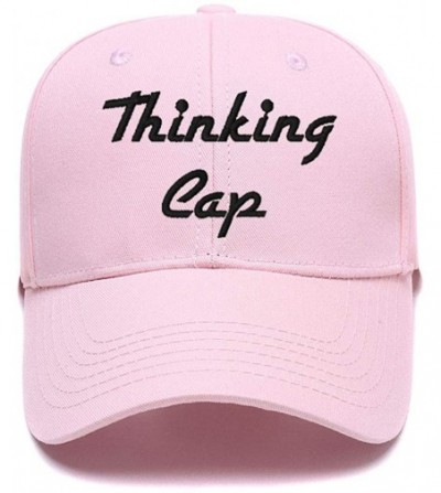 Baseball Caps DIY Embroidered Baseball Hat-Custom Personalized Trucker Cap-Add Text(Single Or Double Line) - Pink - CC18GAT3M4C