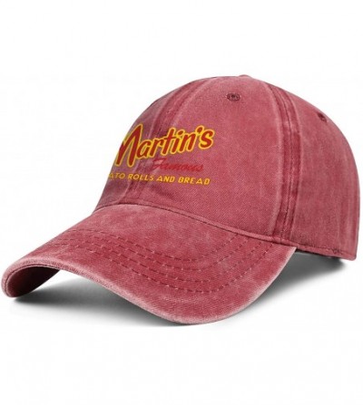Sun Hats Men's Women's Fitted Adjustable Fits Baseball Cap Martin's-Famous-Potato-Bread-Logo- Snapback Hats Dad Hat - C718Z6C...