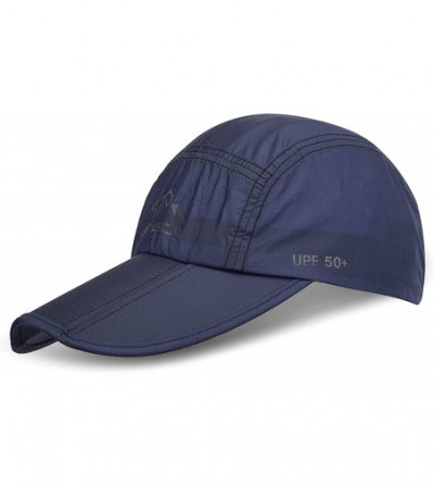 Sun Hats UPF50+ Protect Sun Hat Unisex Outdoor Quick Dry Collapsible Portable Cap - B1-dark Blue - C517YIOCX7W