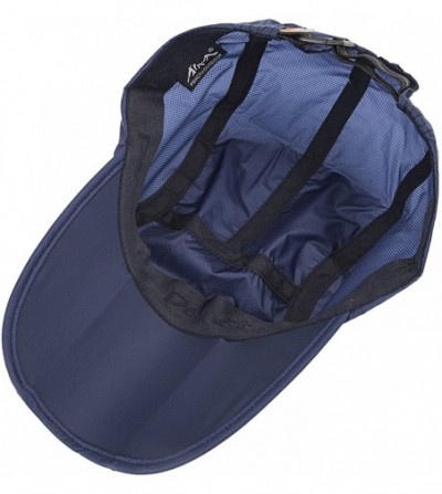 Sun Hats UPF50+ Protect Sun Hat Unisex Outdoor Quick Dry Collapsible Portable Cap - B1-dark Blue - C517YIOCX7W
