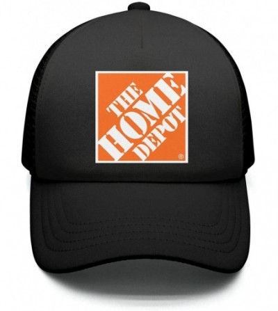 Baseball Caps Mens Womens Adjustable The-Home-Depot-Orange-Symbol-Logo-Custom Running Cap Hat - Black-45 - C718QKCKXTT