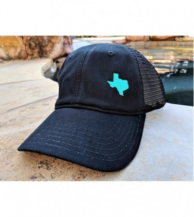 Baseball Caps Women's- Customizable- All 50 States & Texas High Ponytail Cap - Black/Customized - CY18EIA4CXE