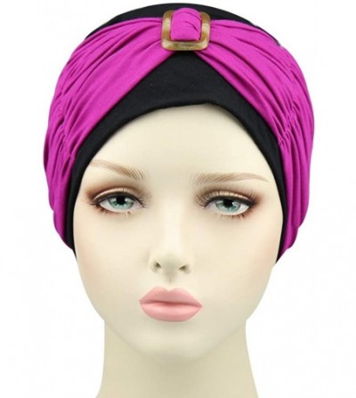 Skullies & Beanies Winter Beanie Hats Stylish Chemo Turban Headwear for Women - Soft- Stylish- Warm - Purple - CC194CG5ZU3
