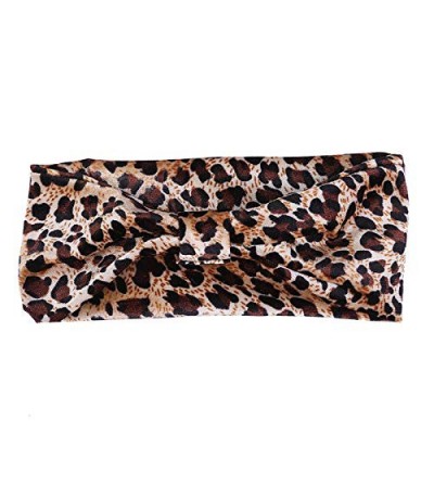 Cold Weather Headbands Headband Leopard Print Women- Wide Headwrap Non-slip Turban Sweat Wicking Hair Band Hair Accessories -...