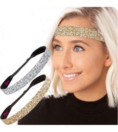 Hipsy Womens Adjustable Glitter Headband