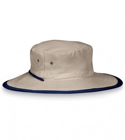 Sun Hats Explorer Sun Hat - Natural - UPF 50+- Unisex- Ready for Adventure- Designed in Australia - Camel/Navy - CD18G4QRIE8