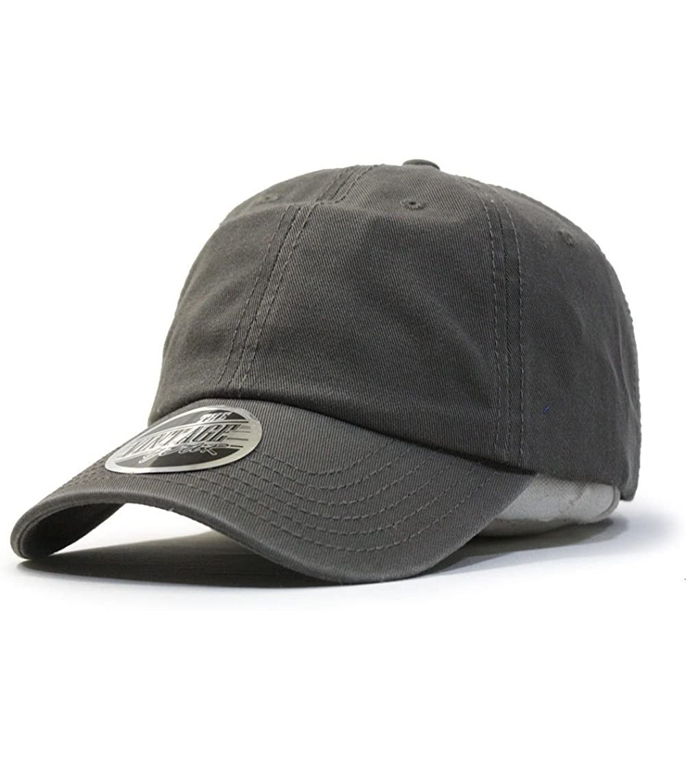 Baseball Caps Classic Washed Cotton Twill Low Profile Adjustable Baseball Cap - Olive Brown - C1128GCV6TJ