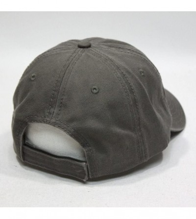 Baseball Caps Classic Washed Cotton Twill Low Profile Adjustable Baseball Cap - Olive Brown - C1128GCV6TJ