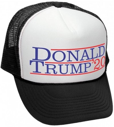 Baseball Caps Donald Trump 2020 - Vote Trump President - Adult Trucker Cap Hat - Black - C4187AW9UCR
